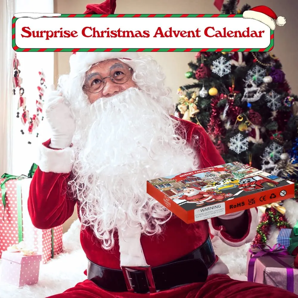2022 Advent Calendar, Advent Calendar for Kids, Cars Advent Calendar, 24-Piece Mini Pull Back Toy Cars