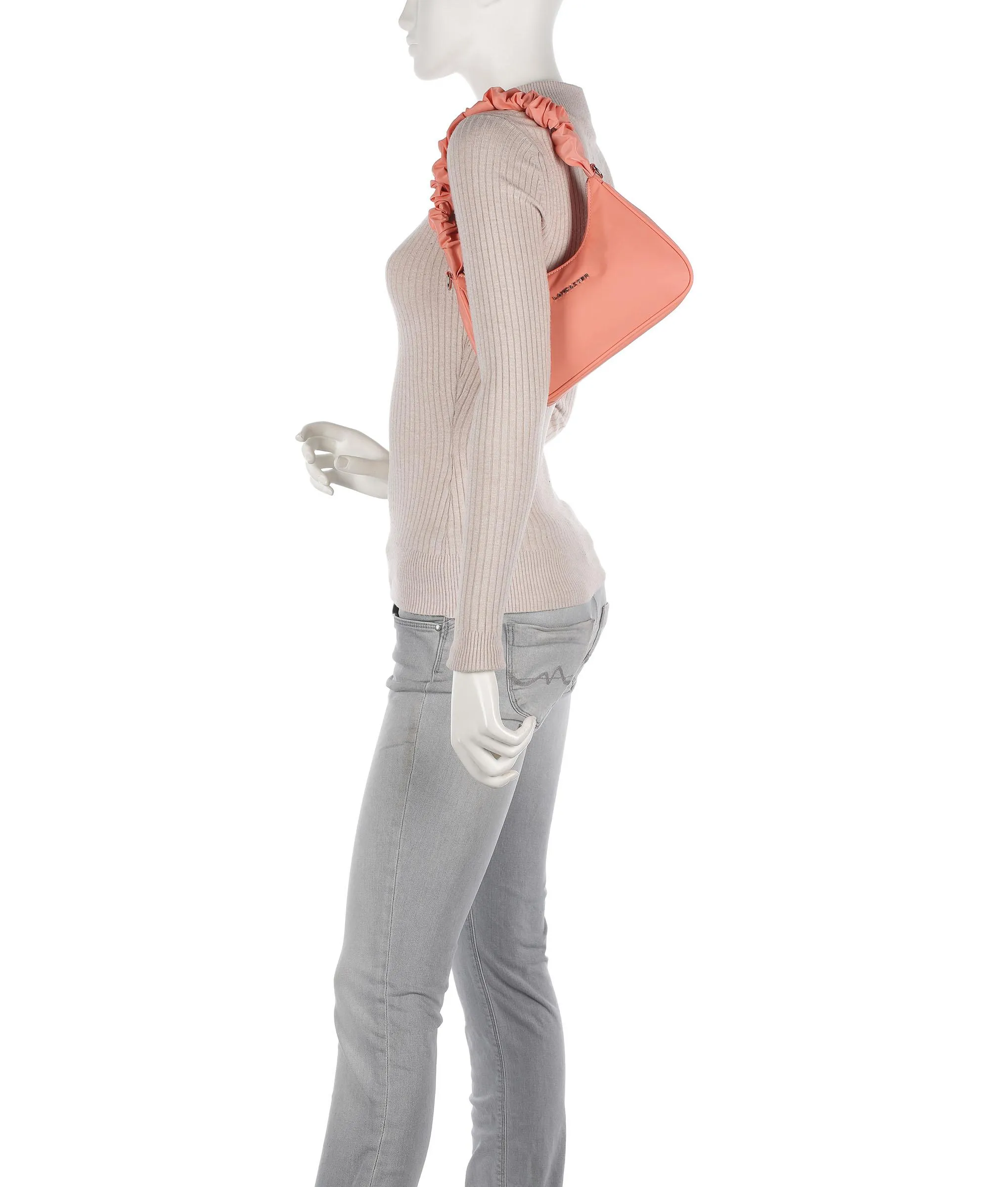 Apricot Nylon Shoulder Bag by Lancaster Basic Chouchou