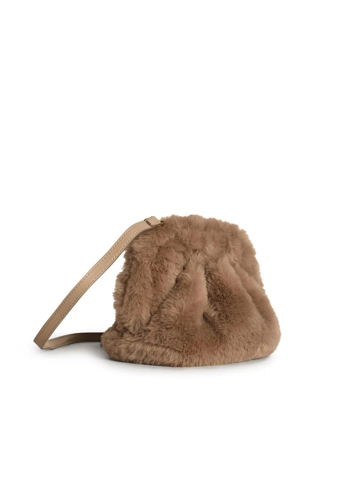 borsa moirè 'gea teddy' beige sorona