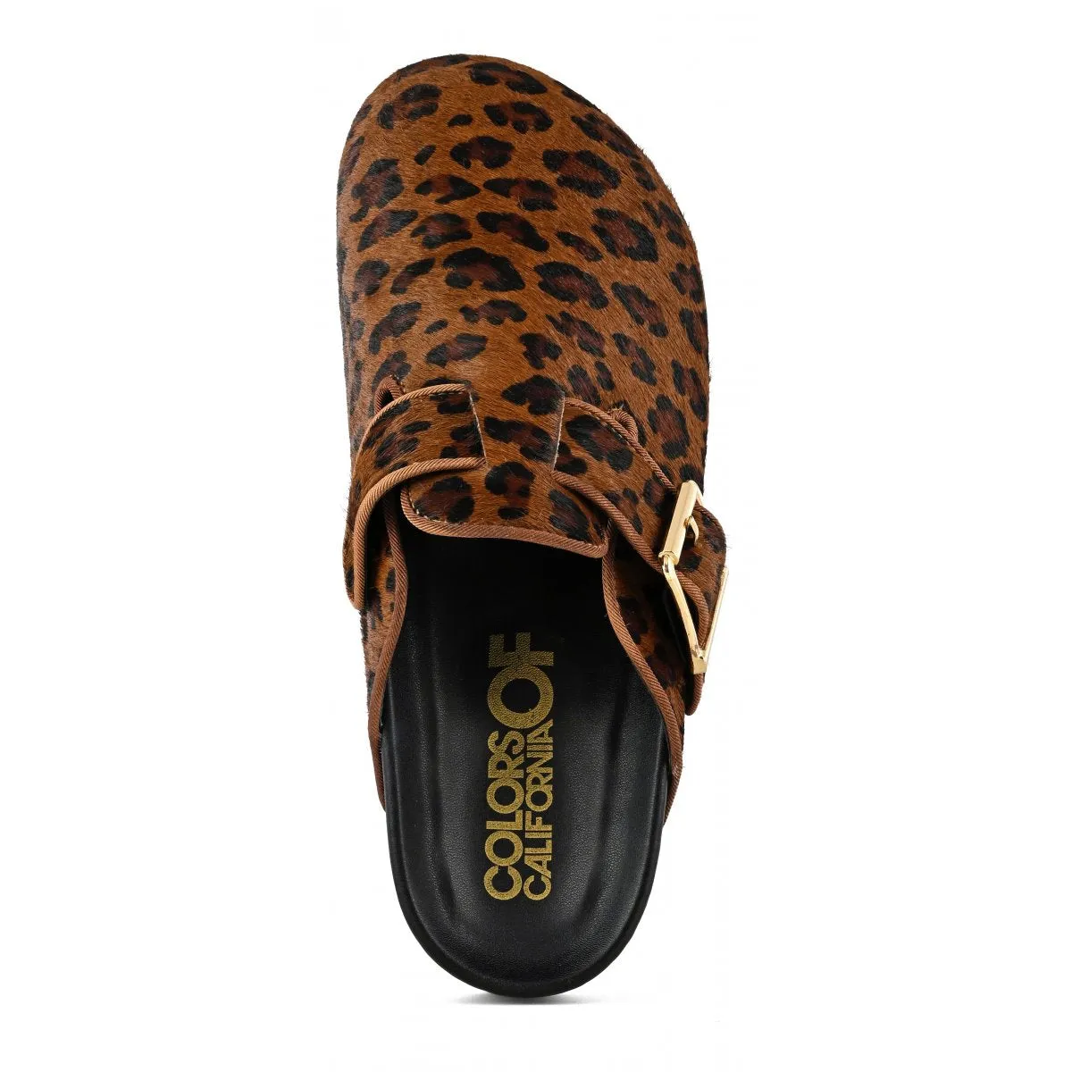 Colors of California - Sabot in leopard print.