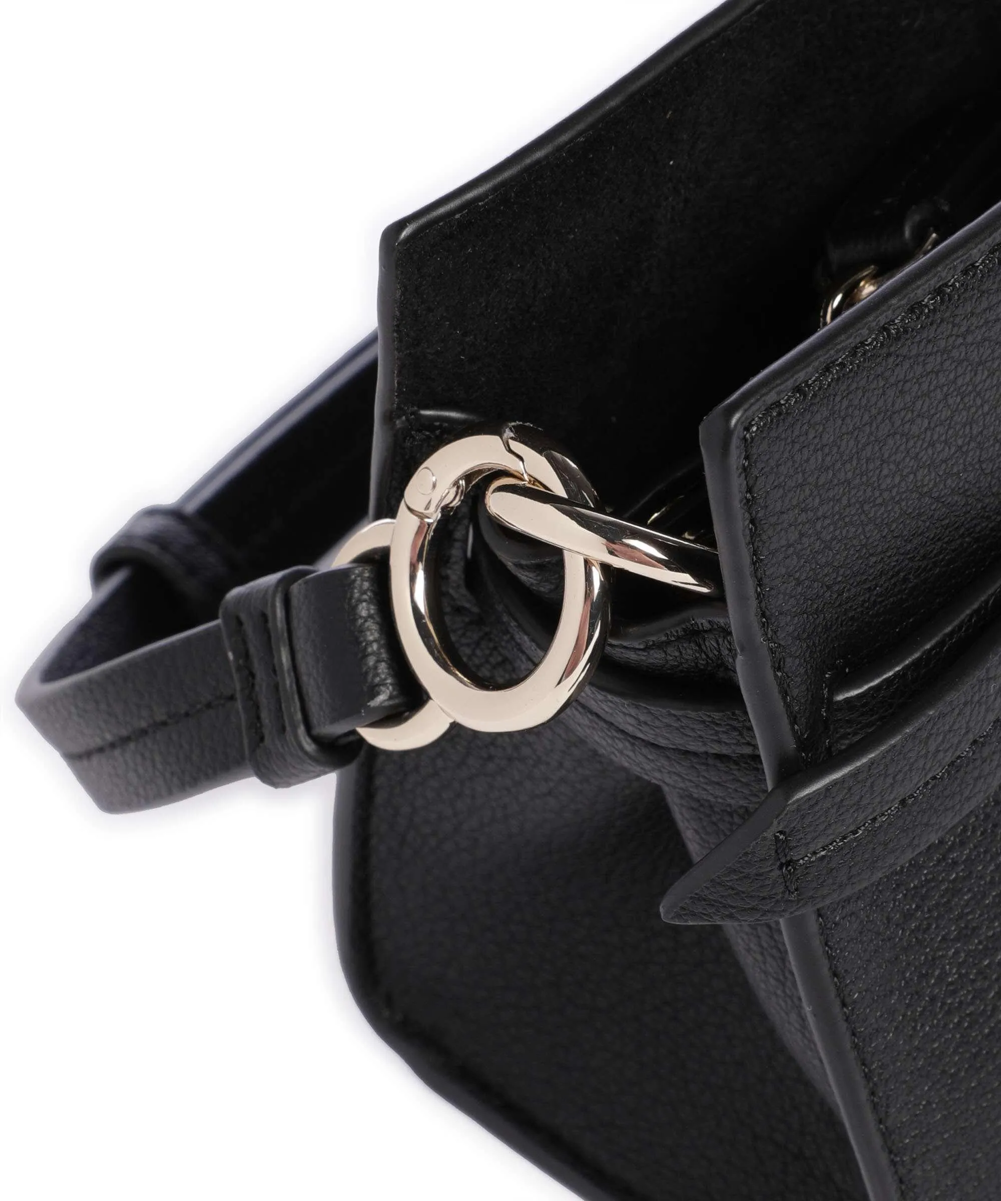 DKNY Bushwick Crossbody Bag in Black Tumbled Calfskin