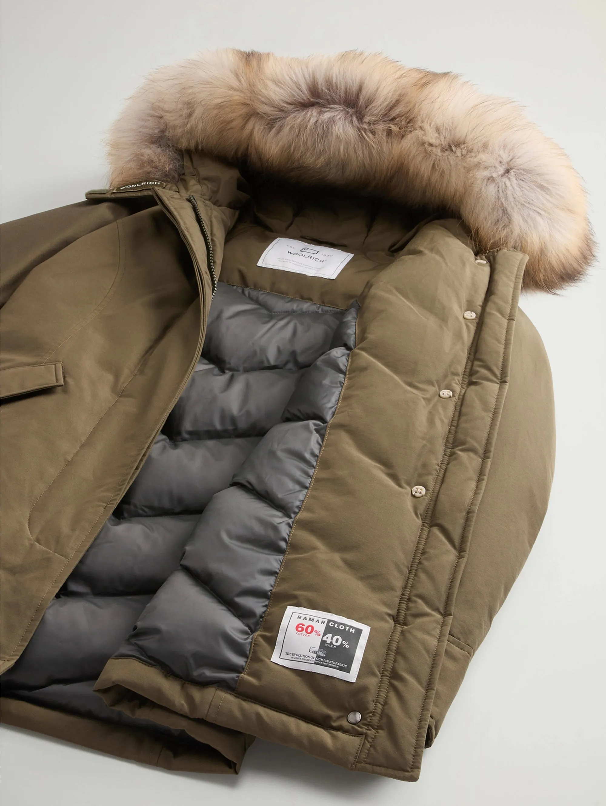Green Raccoon Hooded Arctic Parka