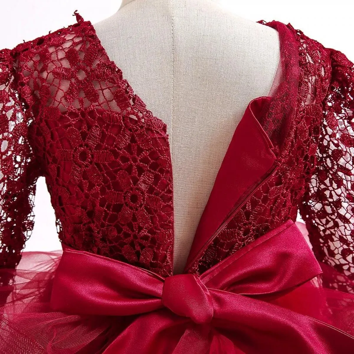 High-end party dress for elegant celebrity girl, 4-14 years old princess dress.