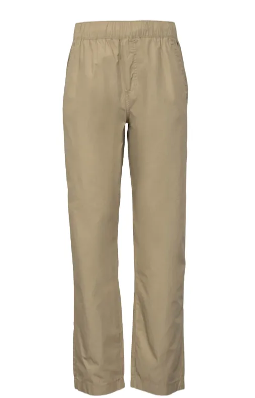 Men's trousers 20715116 with elastic waistband and crockery pattern.