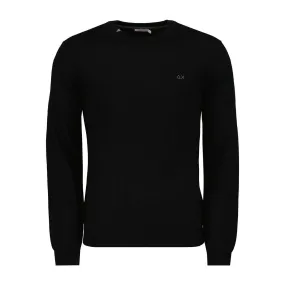      SUN 68 MAGLIONE GIROCOLLO IN COTONE E LANA  
