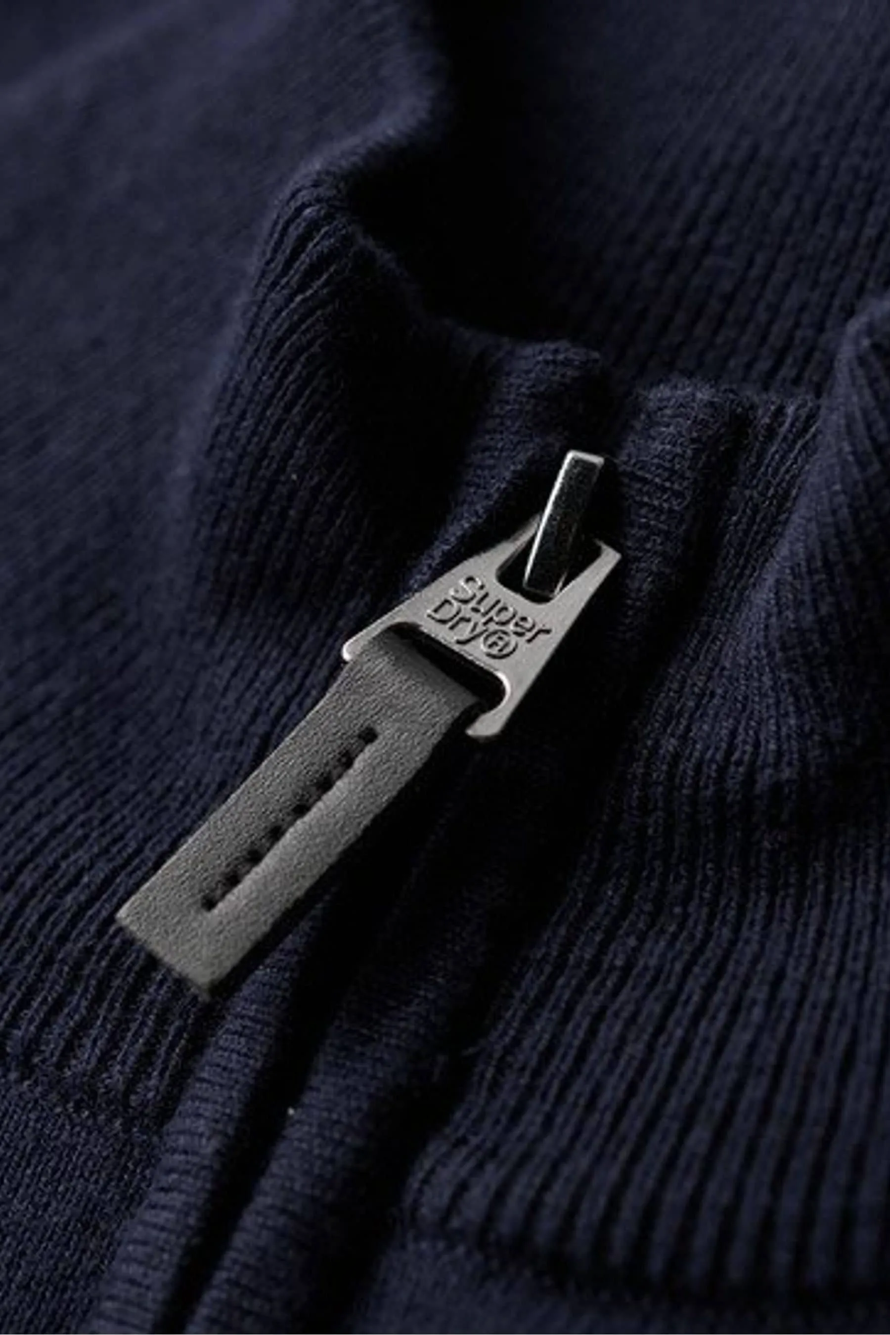 Superdry - Serafino cotton and cashmere sweater